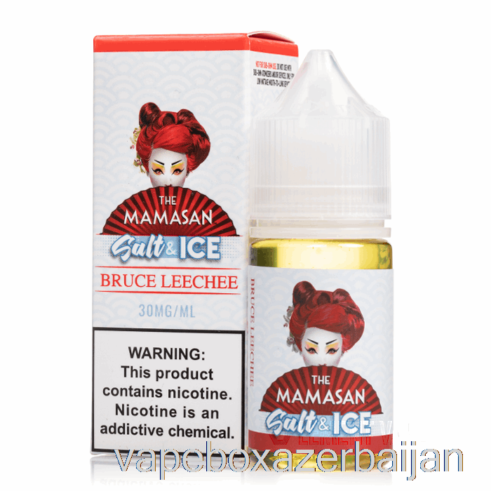 Vape Baku ICE Bruce Leechee SALT - The Mamasan E-Liquid - 30mL 30mg